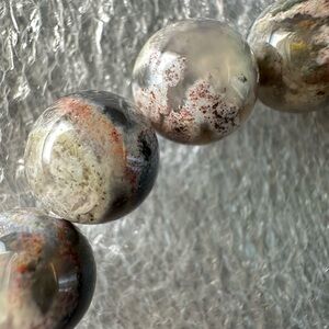 9MM “Monet” Ocean Jasper Natural Crystal Bracelet